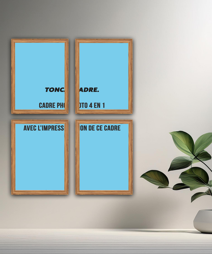 Cadre photo Mona Lisa La Joconde papier toilette