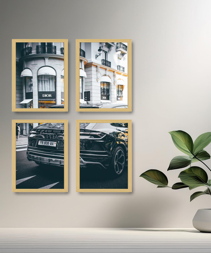 Poster Dior x Lamborghini Urus encadré