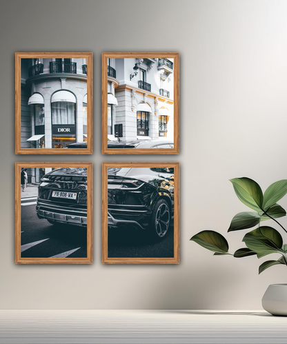 Poster Dior x Lamborghini Urus encadré