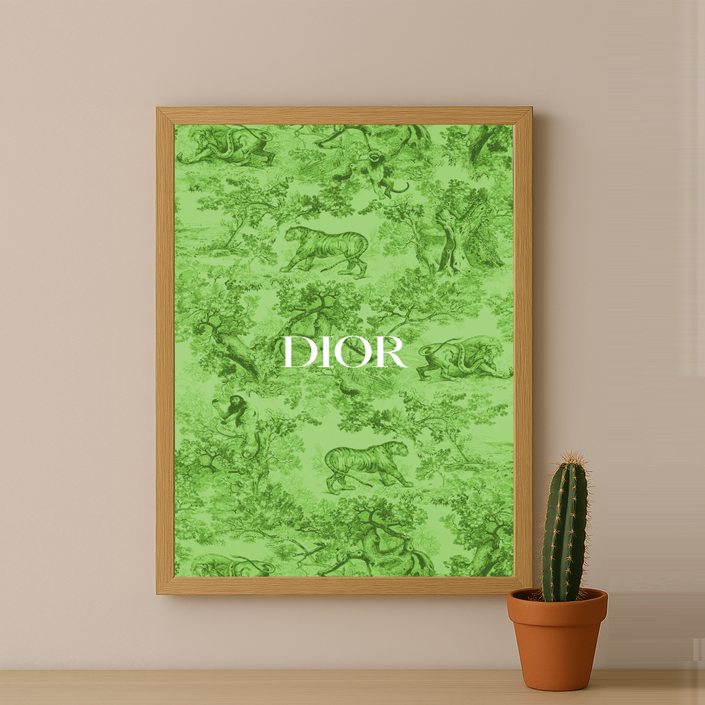 Cadre photo Dior Green Dessin