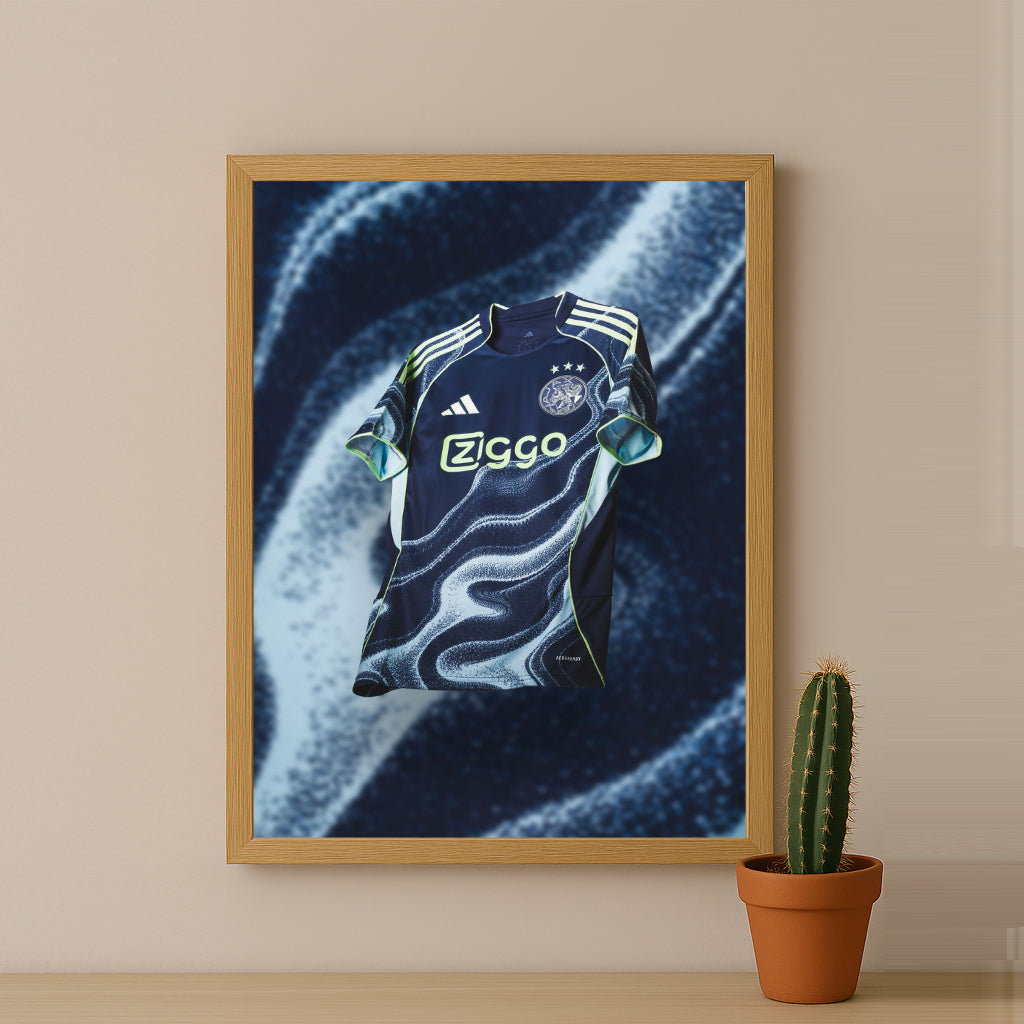 Poster Maillot Football - Ajax Amsterdam 2025-2026