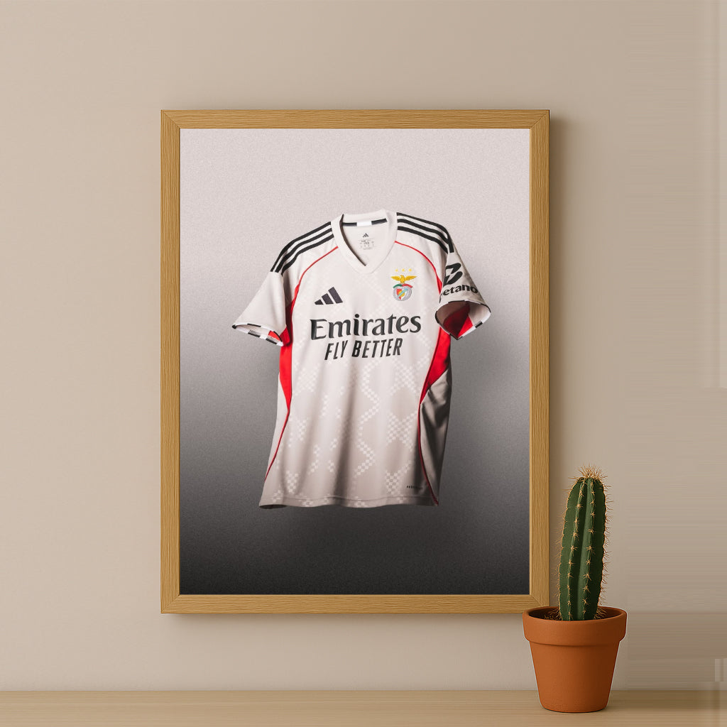 Poster Maillot Football - Benfica 2025-2026