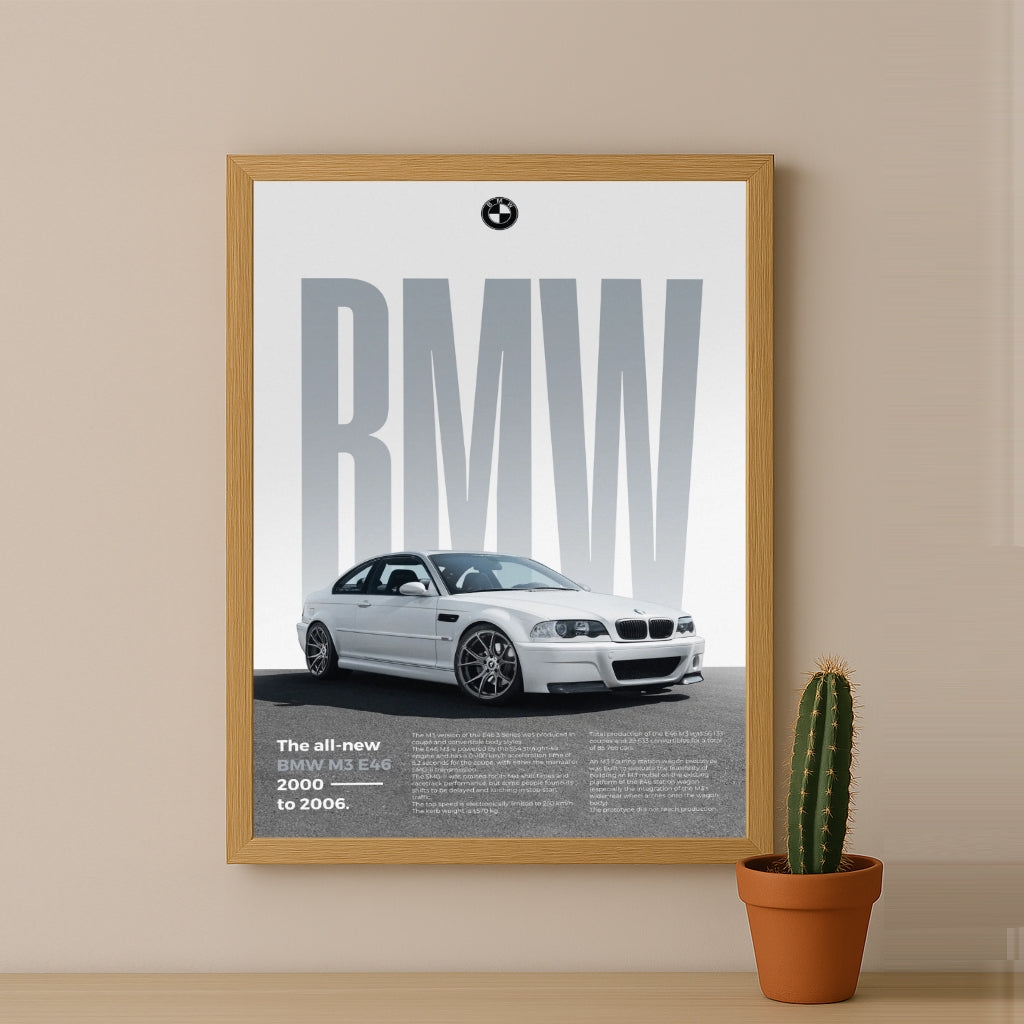 Poster Voitures - BMW M3 E46