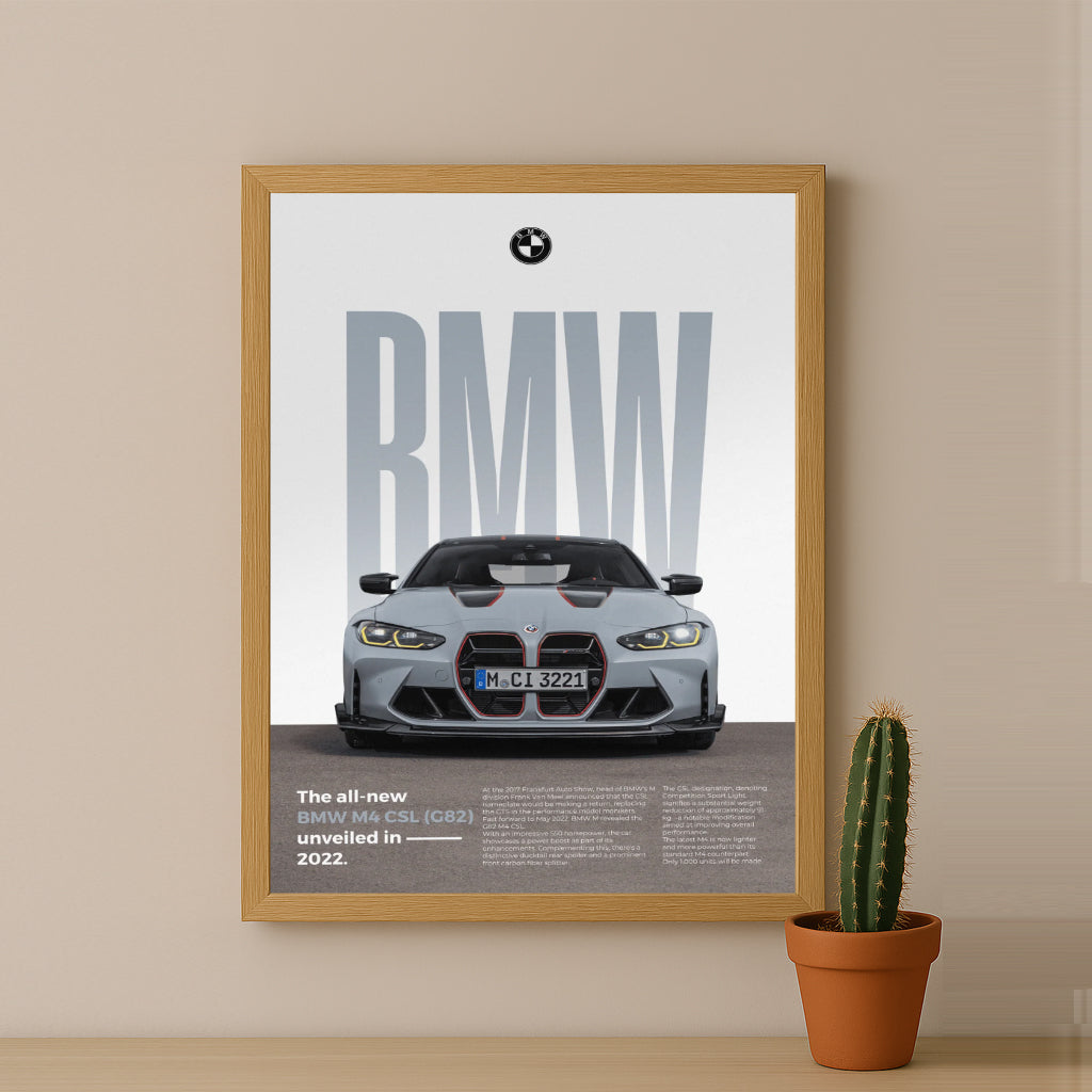 Poster Voitures - BMW M4 CSL G82