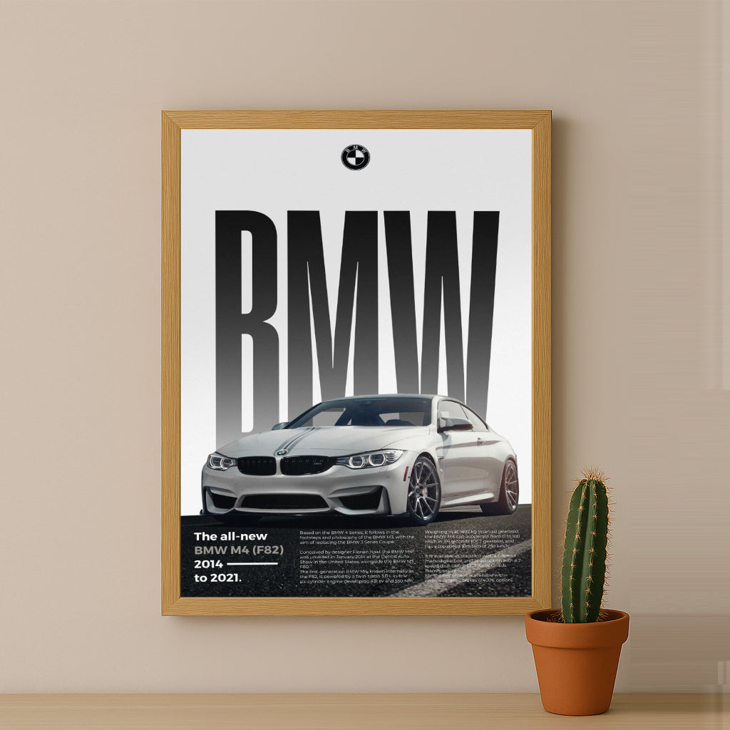 Poster Voitures - BMW M4 F82