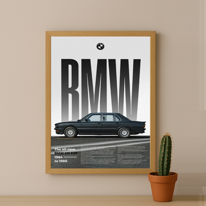 Poster Voitures - BMW M5 E28