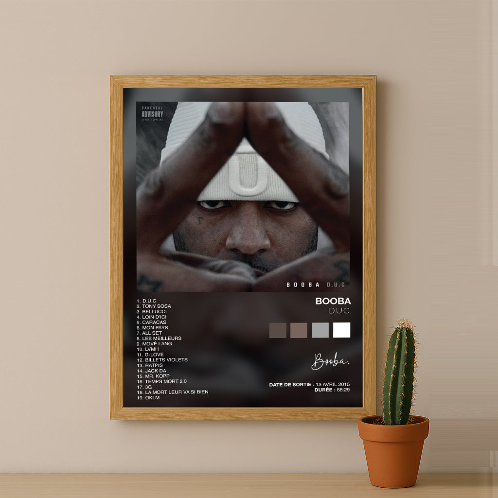 Cadre photo Album Musicaux - D.U.C de Booba