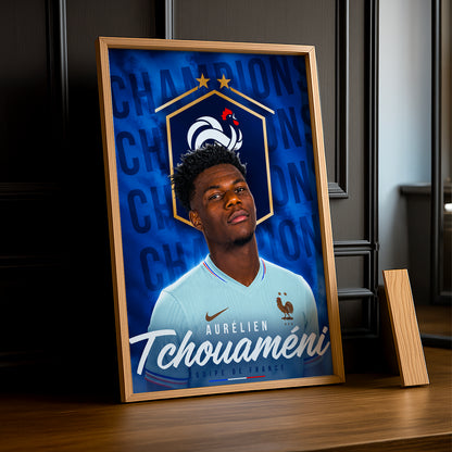 Cadre Photo Aurélien Tchouaméni – Équipe de France TonCadre