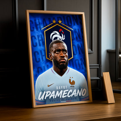 Cadre Photo Dayot Upamecano – Équipe de France TonCadre