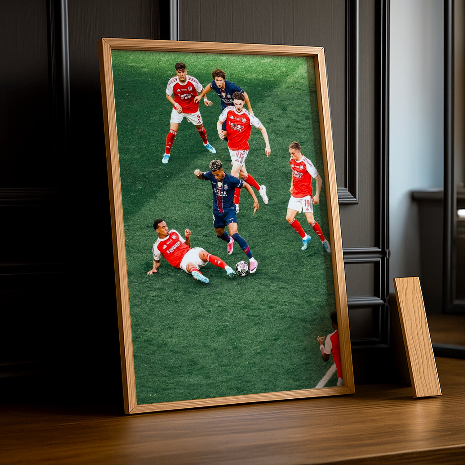 Cadre Photo Désiré Doué – Seul contre Tous Finale PSG vs Arsenal 2026 TonCadre