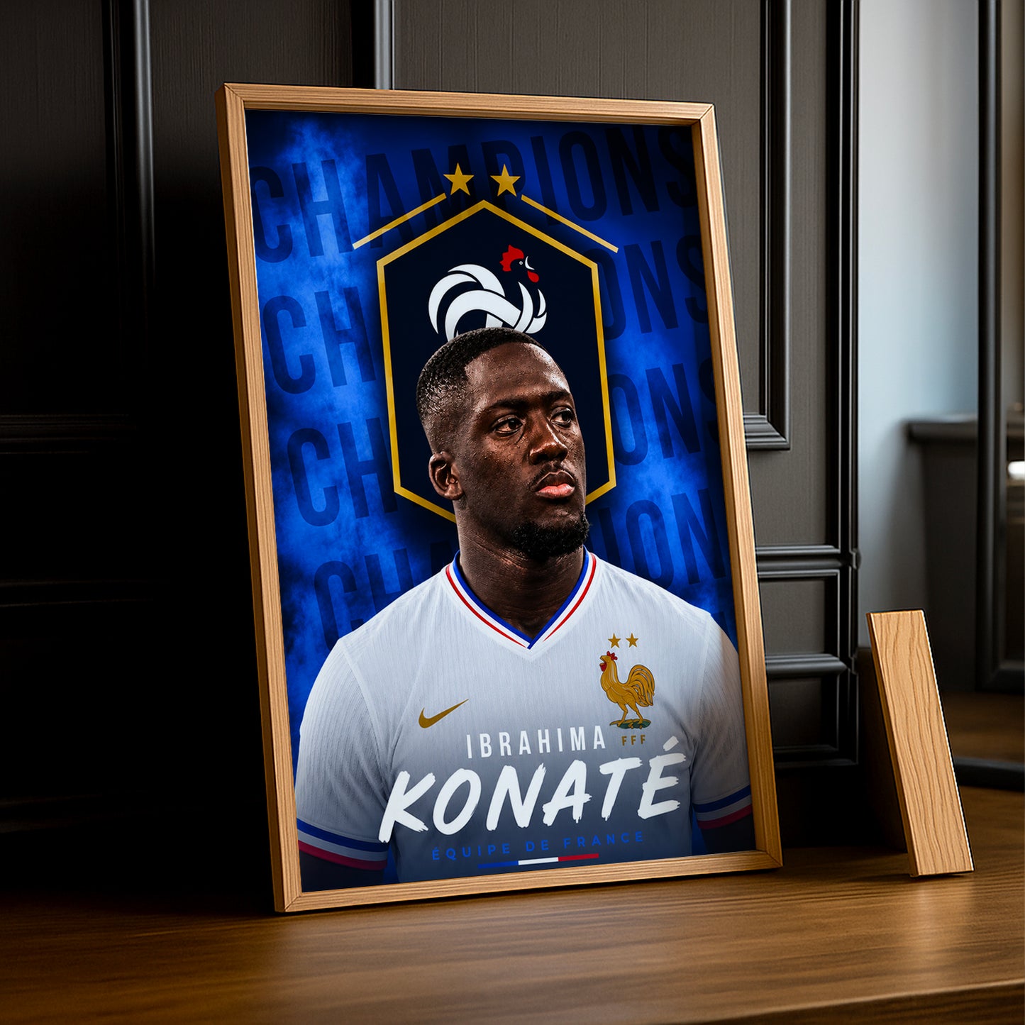 Cadre Photo Ibrahima Konaté – Équipe de France TonCadre