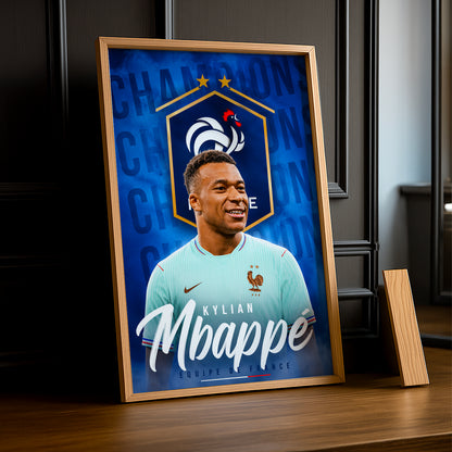 Cadre Photo Kylian Mbappé – Équipe de France TonCadre