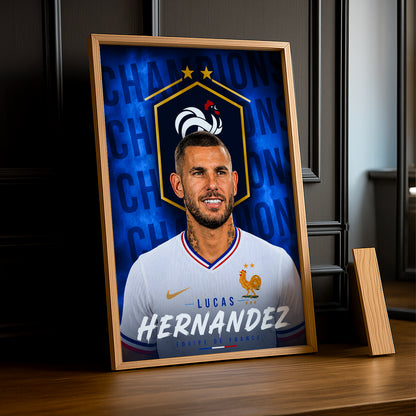 Cadre Photo Lucas Hernandez – Équipe de France TonCadre