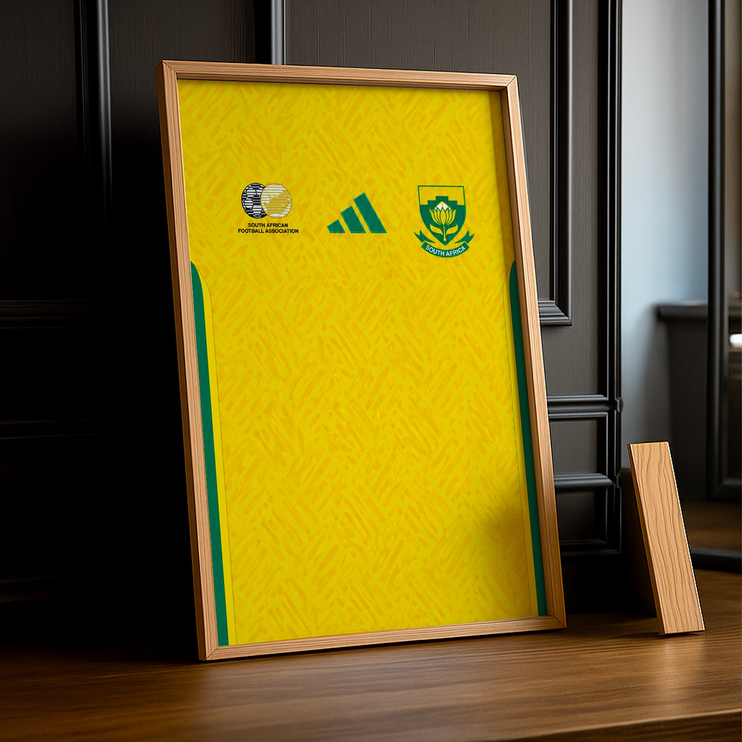 Cadre Photo Maillot Afrique du Sud – Domicile Coupe du Monde 2026 TonCadre