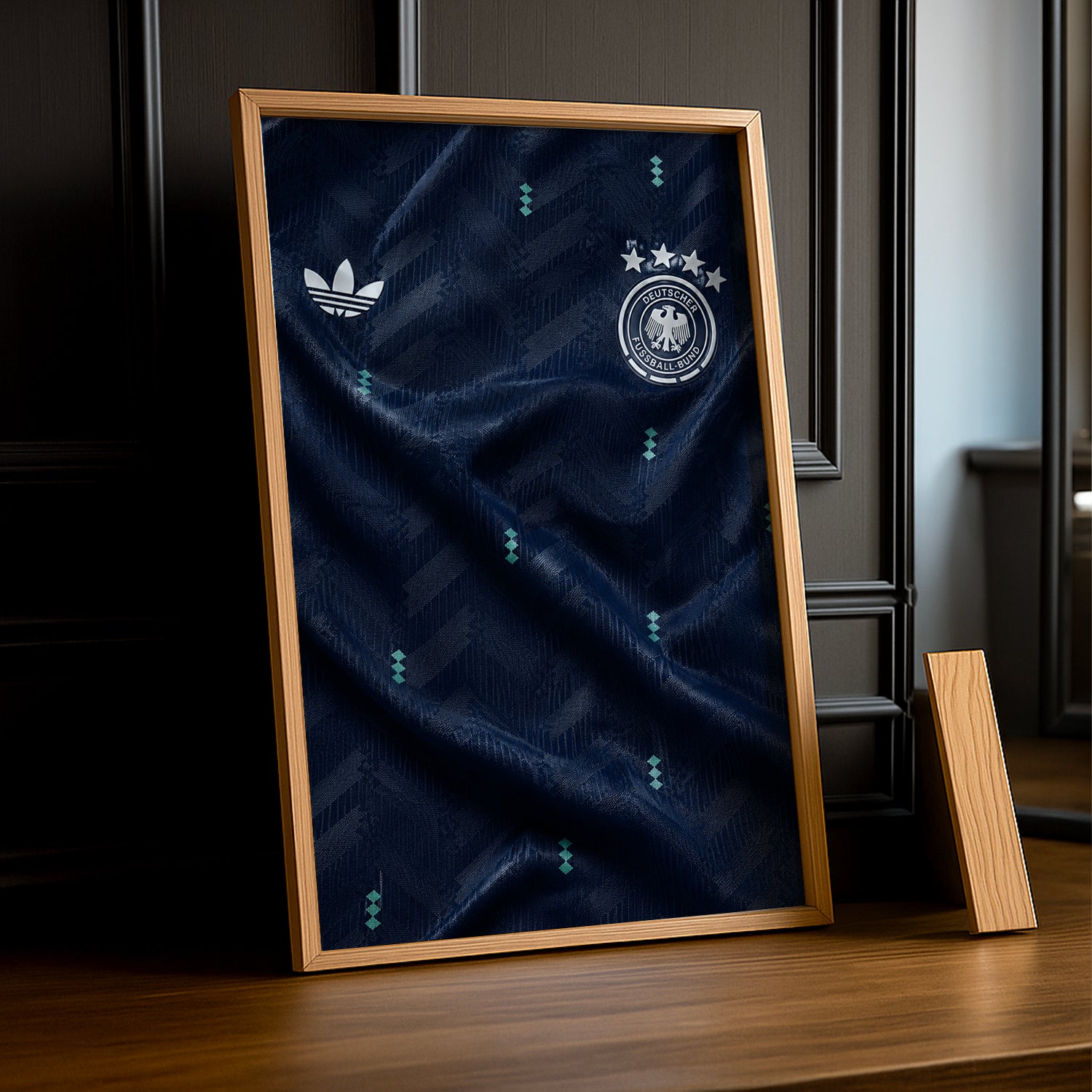 Cadre Photo Maillot Allemagne – Extérieur Coupe du Monde 2026 TonCadre