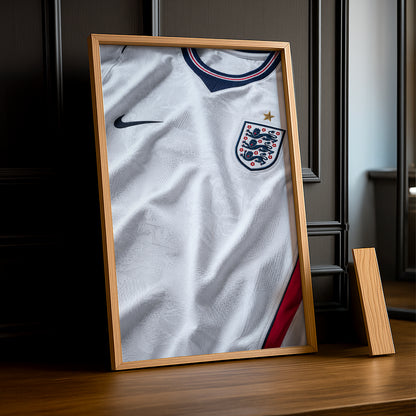 Cadre Photo Maillot Angleterre – Domicile Coupe du Monde 2026 TonCadre