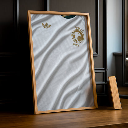 Cadre Photo Maillot Arabie Saoudite – Extérieur Coupe du Monde 2026 TonCadre