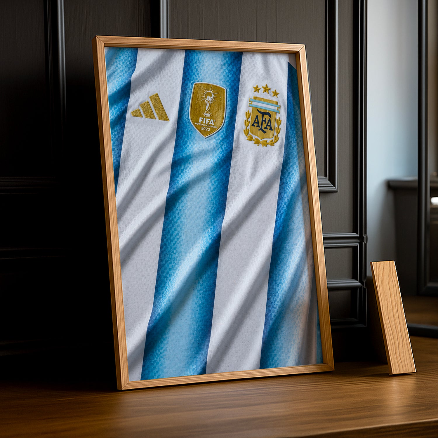 Cadre Photo Maillot Argentine – Domicile Coupe du Monde 2026 TonCadre
