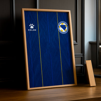 Cadre Photo Maillot Bosnie-Herzégovine – Domicile Coupe du Monde 2026 TonCadre