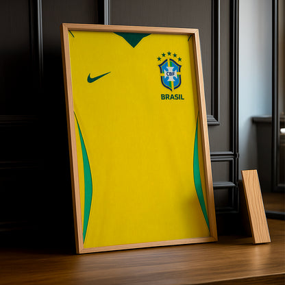 Cadre Photo Maillot Brésil – Domicile Coupe du Monde 2026 TonCadre