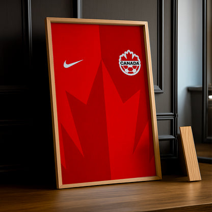 Cadre Photo Maillot Canada – Domicile Coupe du Monde 2026 TonCadre