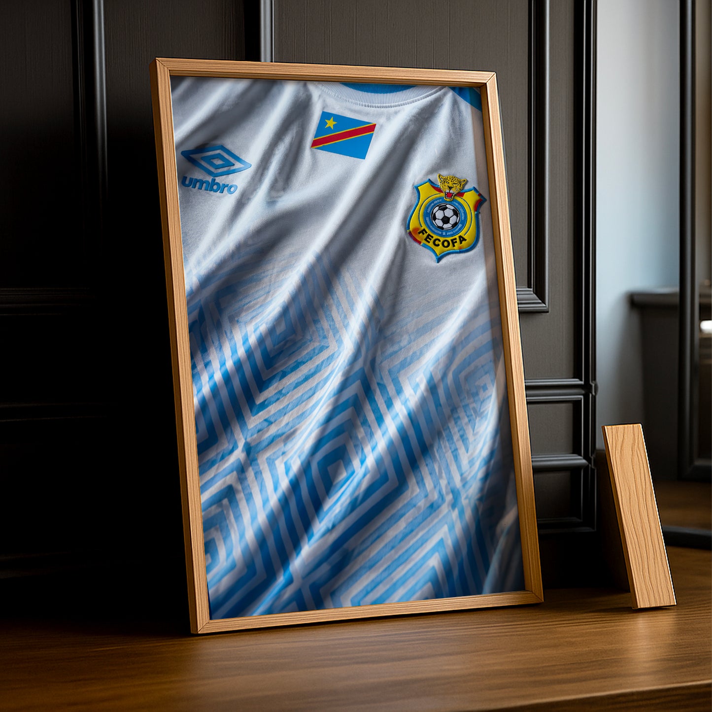 Cadre Photo Maillot Congo – Extérieur Coupe du Monde 2026 TonCadre