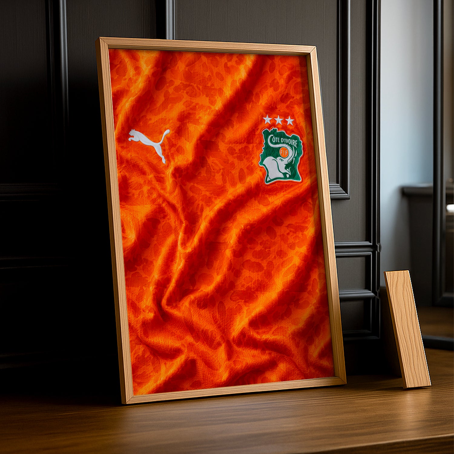 Cadre Photo Maillot Côte d'Ivoire – Domicile Coupe du Monde 2026 TonCadre