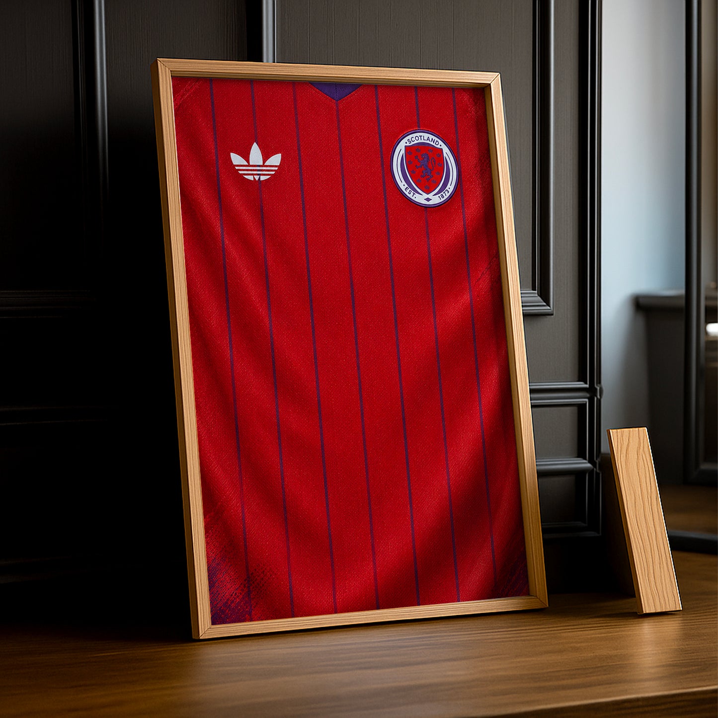 Cadre Photo Maillot Écosse – Extérieur Coupe du Monde 2026 TonCadre
