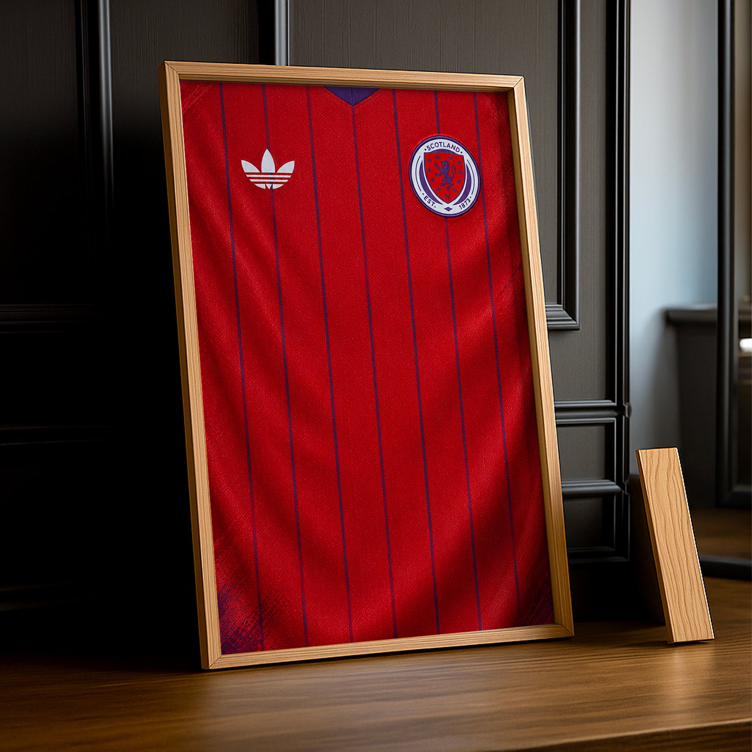 Cadre Photo Maillot Écosse – Extérieur Coupe du Monde 2026 TonCadre
