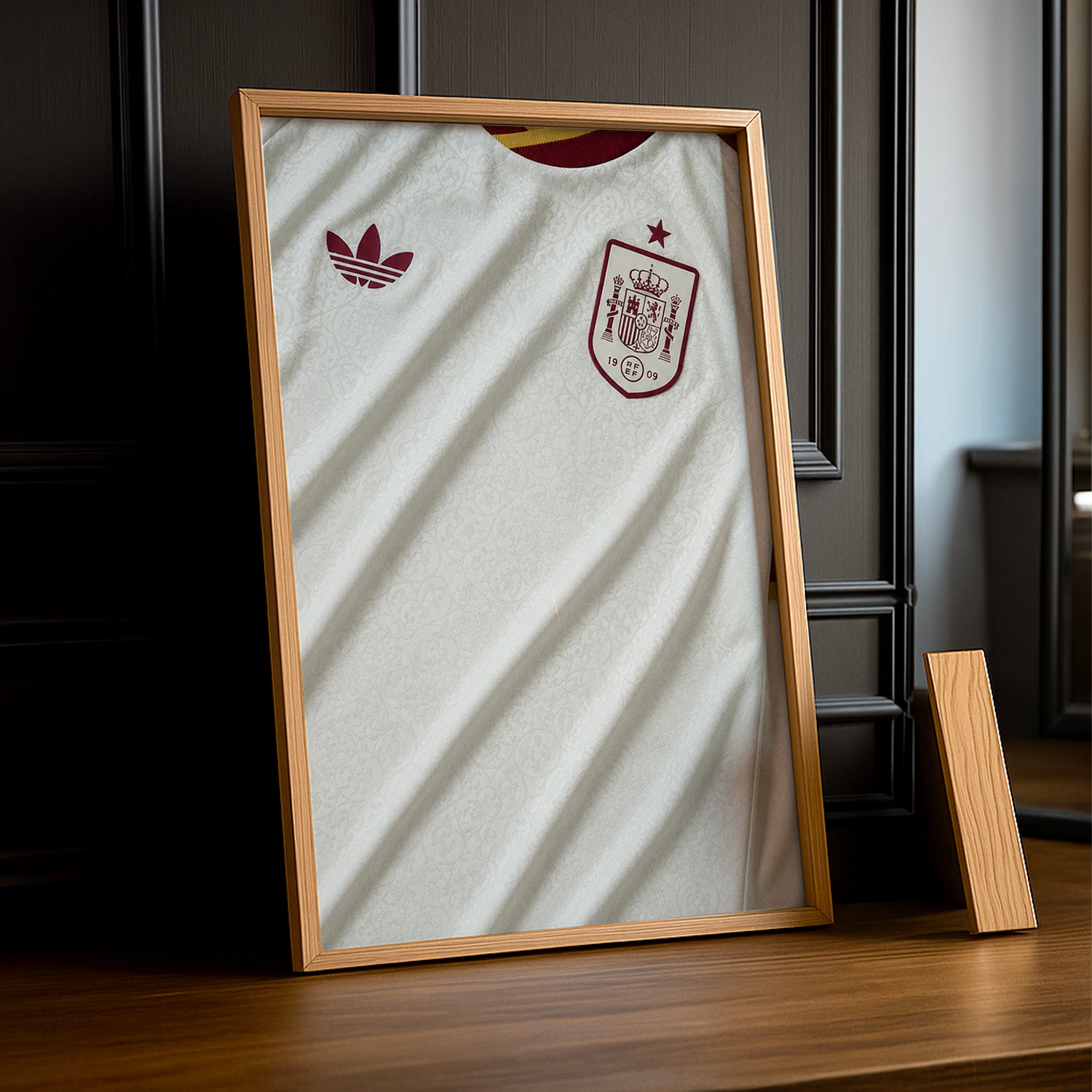 Cadre Photo Maillot Espagne – Extérieur Coupe du Monde 2026 TonCadre