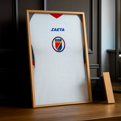 Cadre Photo Maillot Haïti – Extérieur Coupe du Monde 2026 TonCadre