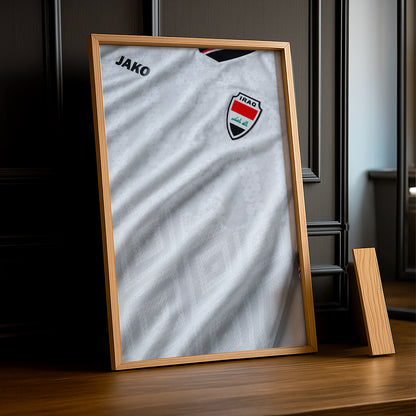 Cadre Photo Maillot Irak – Domicile Coupe du Monde 2026 TonCadre