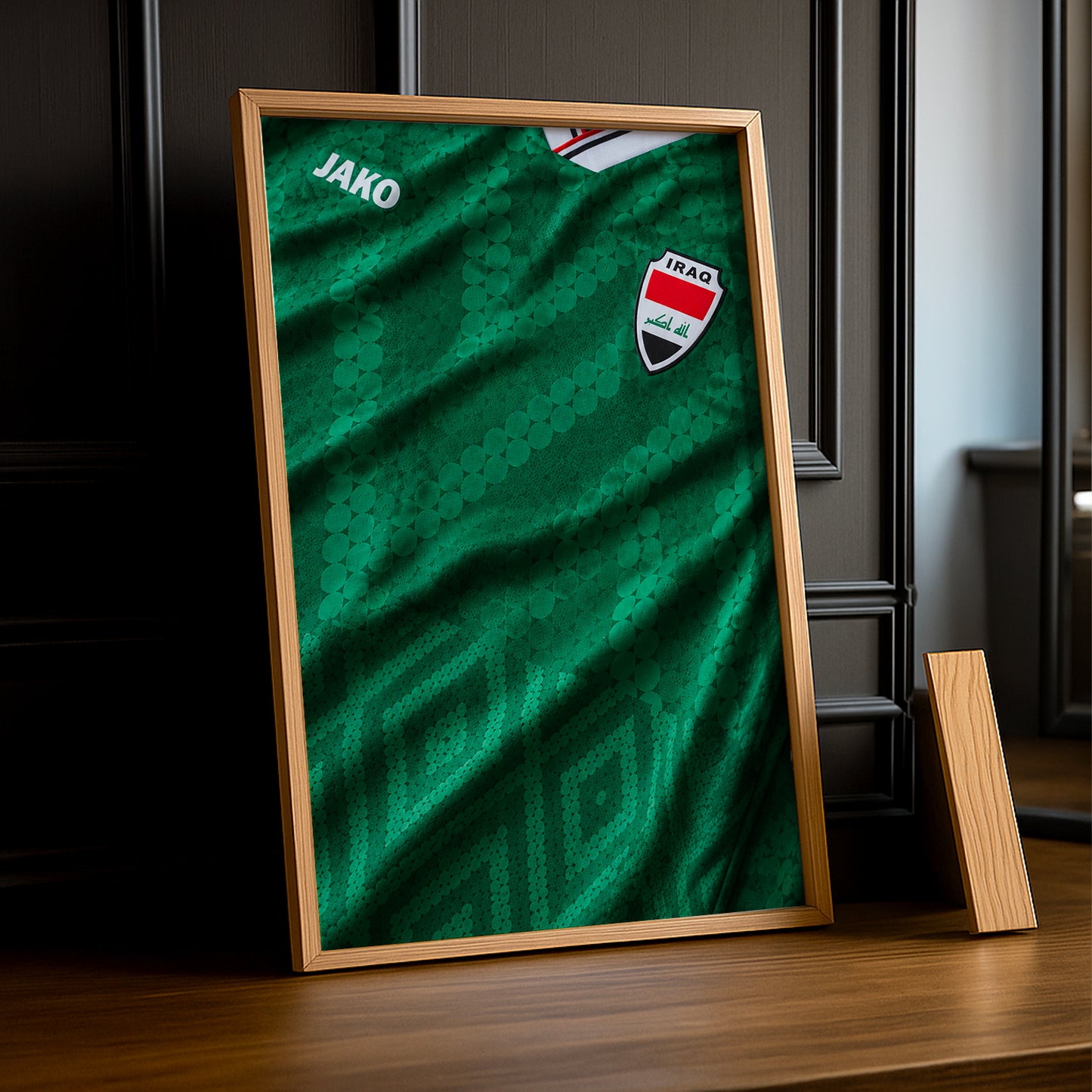 Cadre Photo Maillot Irak – Extérieur Coupe du Monde 2026 TonCadre