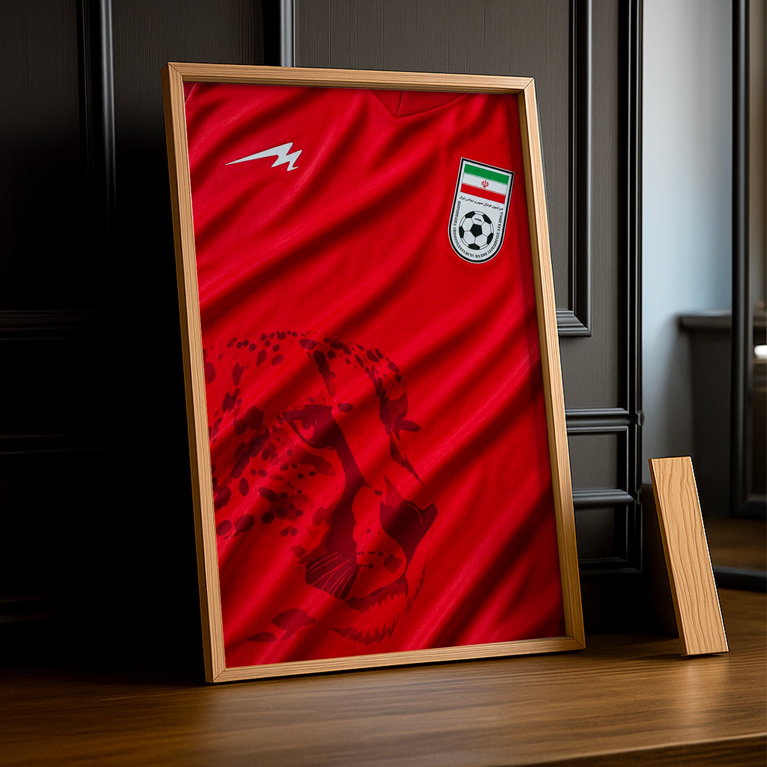 Cadre Photo Maillot Iran – Extérieur Coupe du Monde 2026 TonCadre