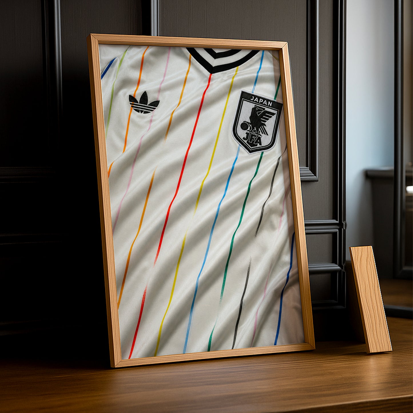 Cadre Photo Maillot Japon – Extérieur Coupe du Monde 2026 TonCadre