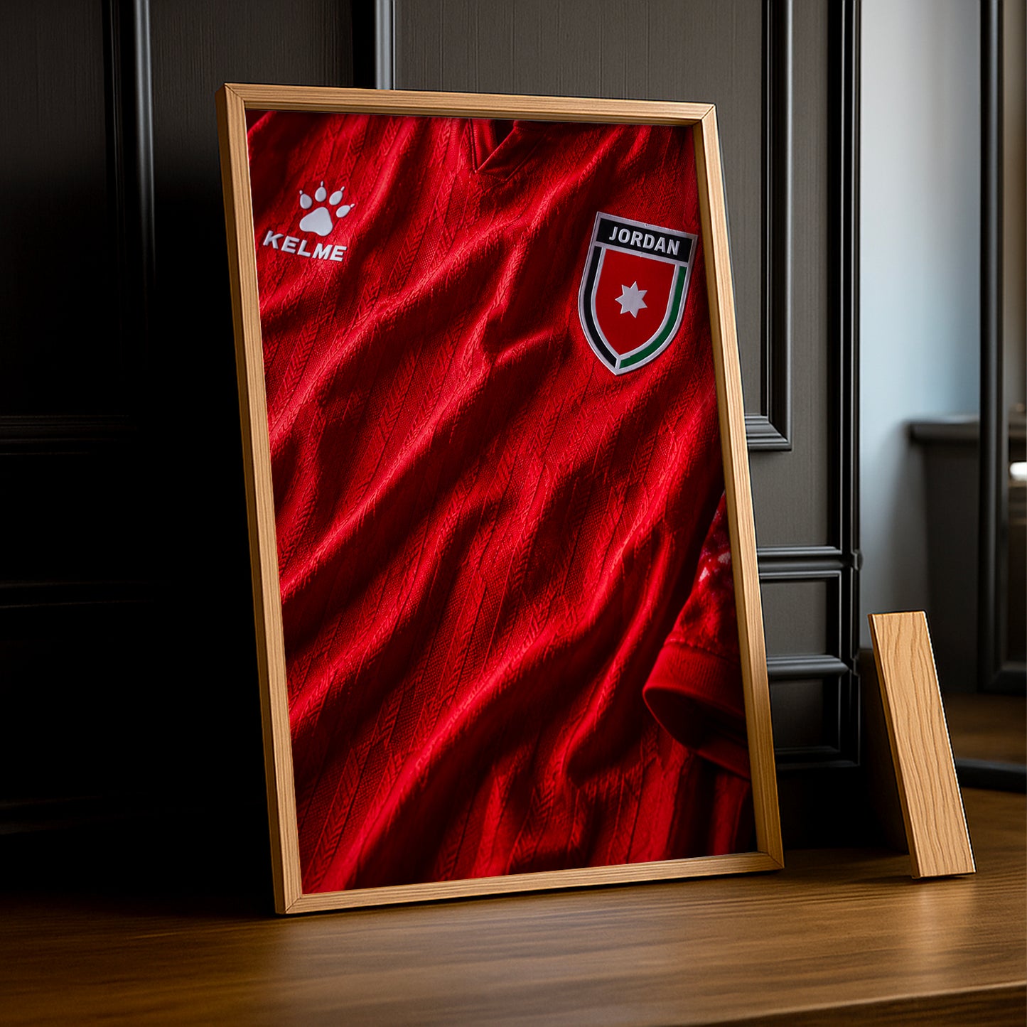 Cadre Photo Maillot Jordanie – Domicile Coupe du Monde 2026 TonCadre