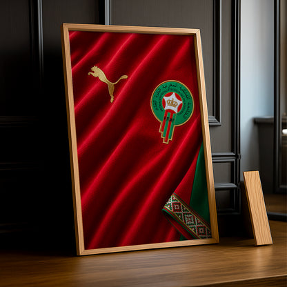 Cadre Photo Maillot Maroc – Domicile Coupe du Monde 2026 TonCadre