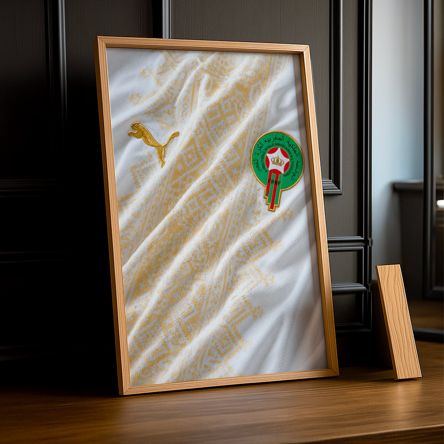 Cadre Photo Maillot Maroc – Extérieur Coupe du Monde 2026 TonCadre