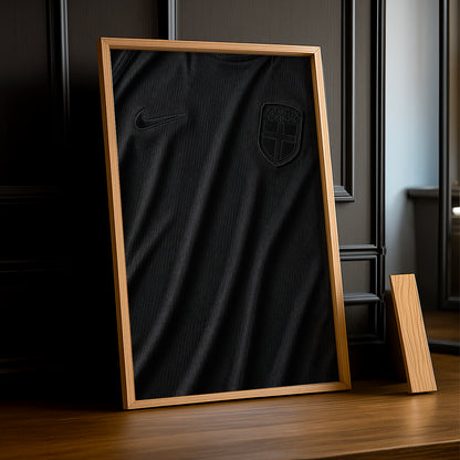 Cadre Photo Maillot Norvège – Extérieur Coupe du Monde 2026 TonCadre
