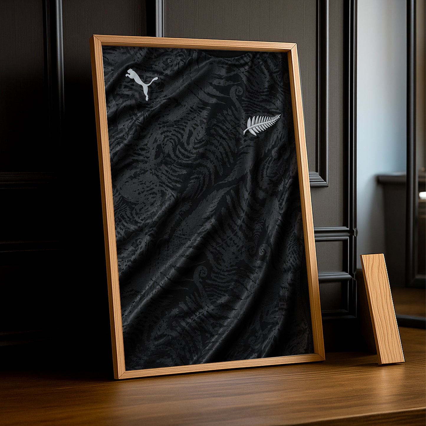 Cadre Photo Maillot Nouvelle-Zélande – Domicile Coupe du Monde 2026 TonCadre