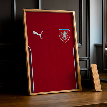 Cadre Photo Maillot République Tchèque – Domicile Coupe du Monde 2026 TonCadre