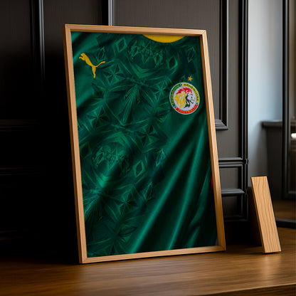Cadre Photo Maillot Sénégal – Extérieur Coupe du Monde 2026 TonCadre