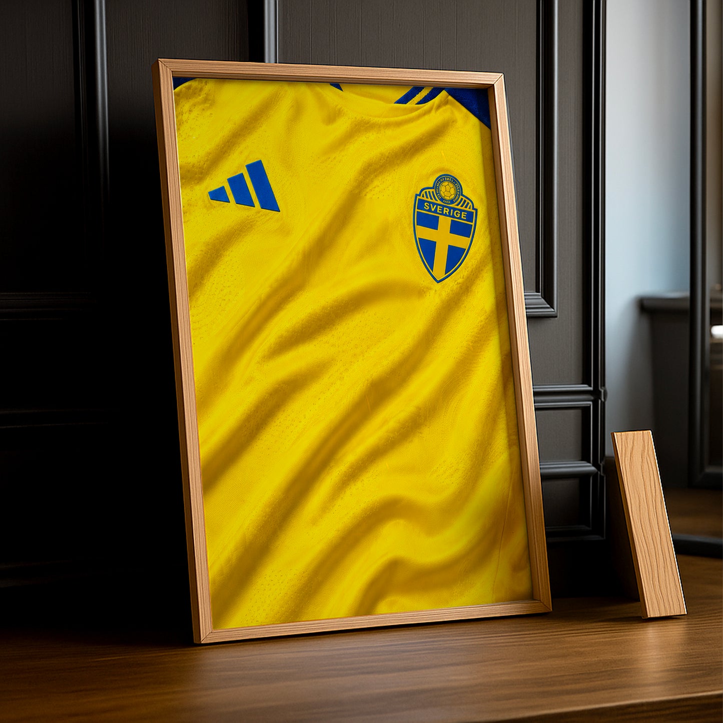 Cadre Photo Maillot Suède – Domicile Coupe du Monde 2026 TonCadre