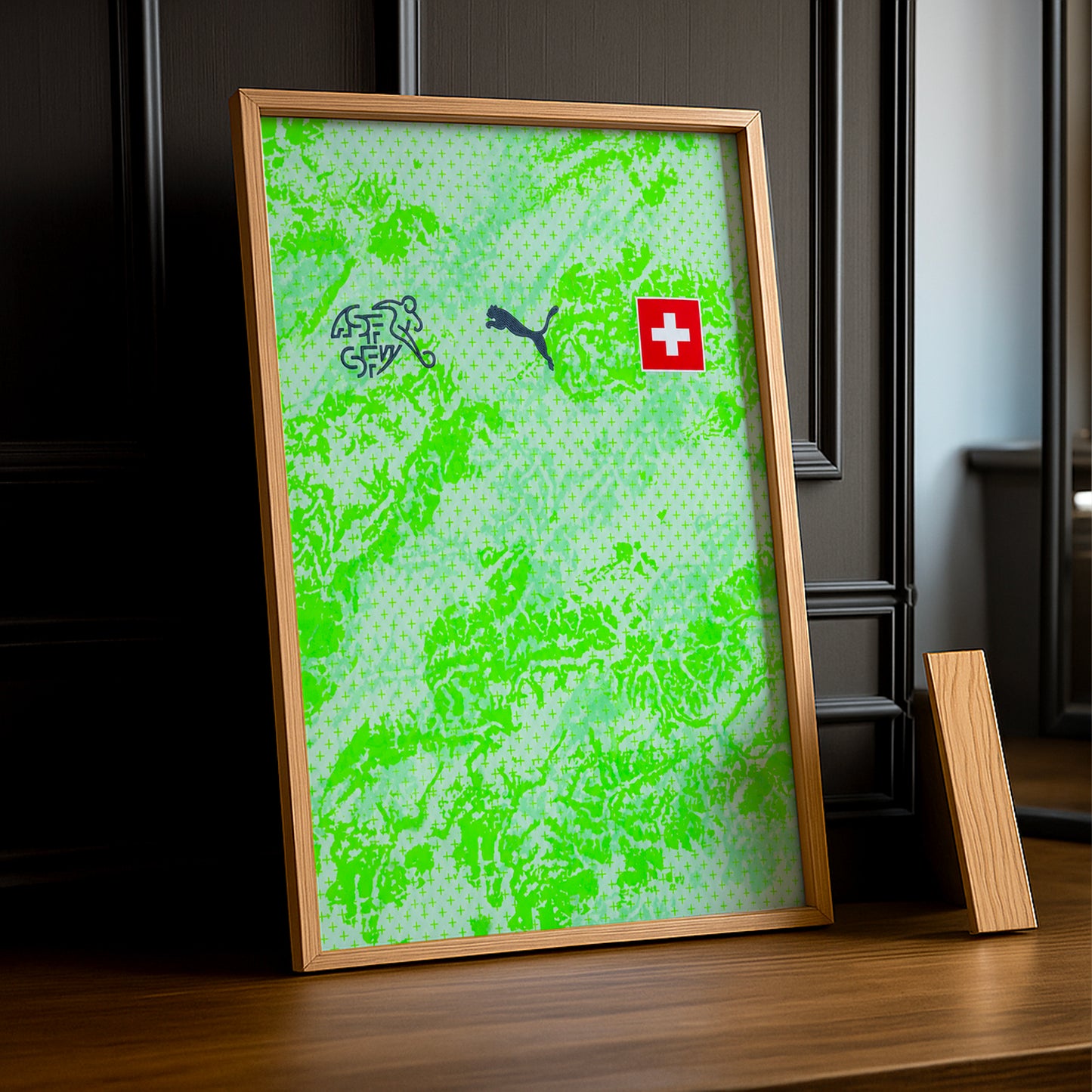 Cadre Photo Maillot Suisse – Extérieur Coupe du Monde 2026 TonCadre