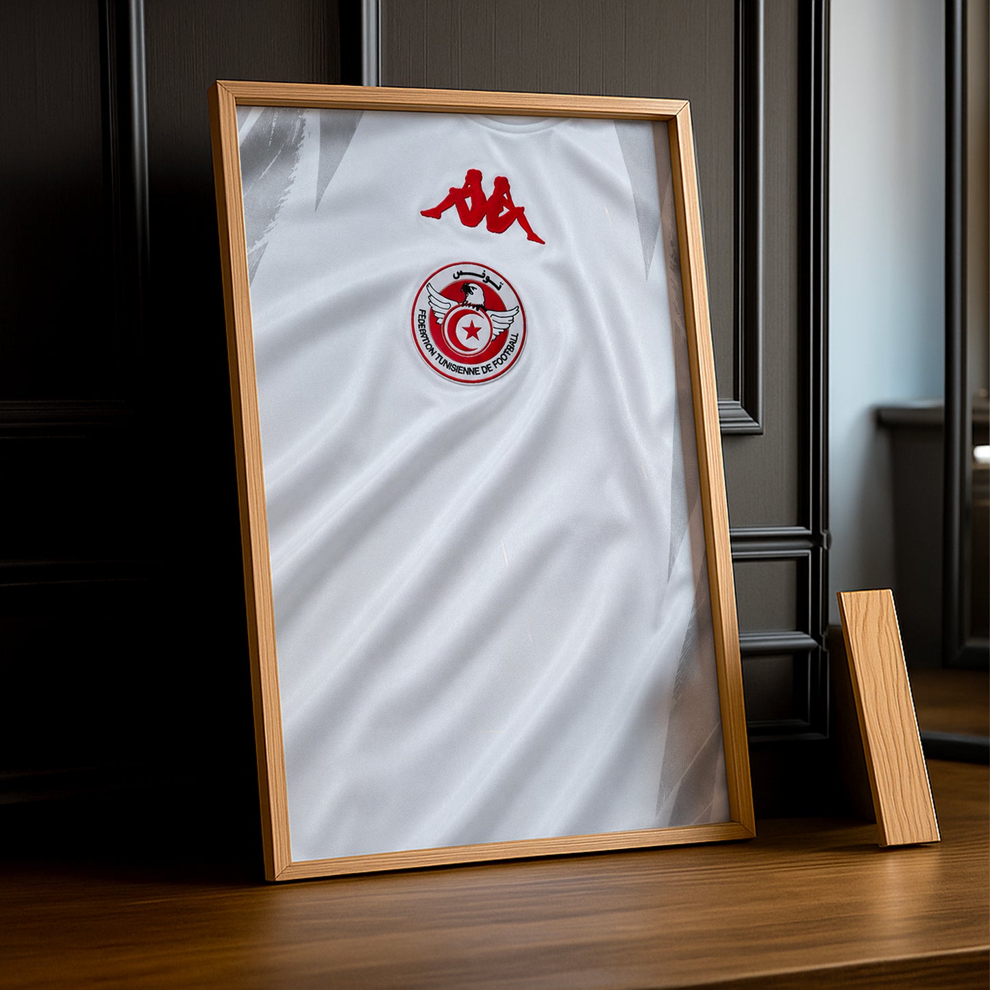 Cadre Photo Maillot Tunisie – Extérieur Coupe du Monde 2026 TonCadre