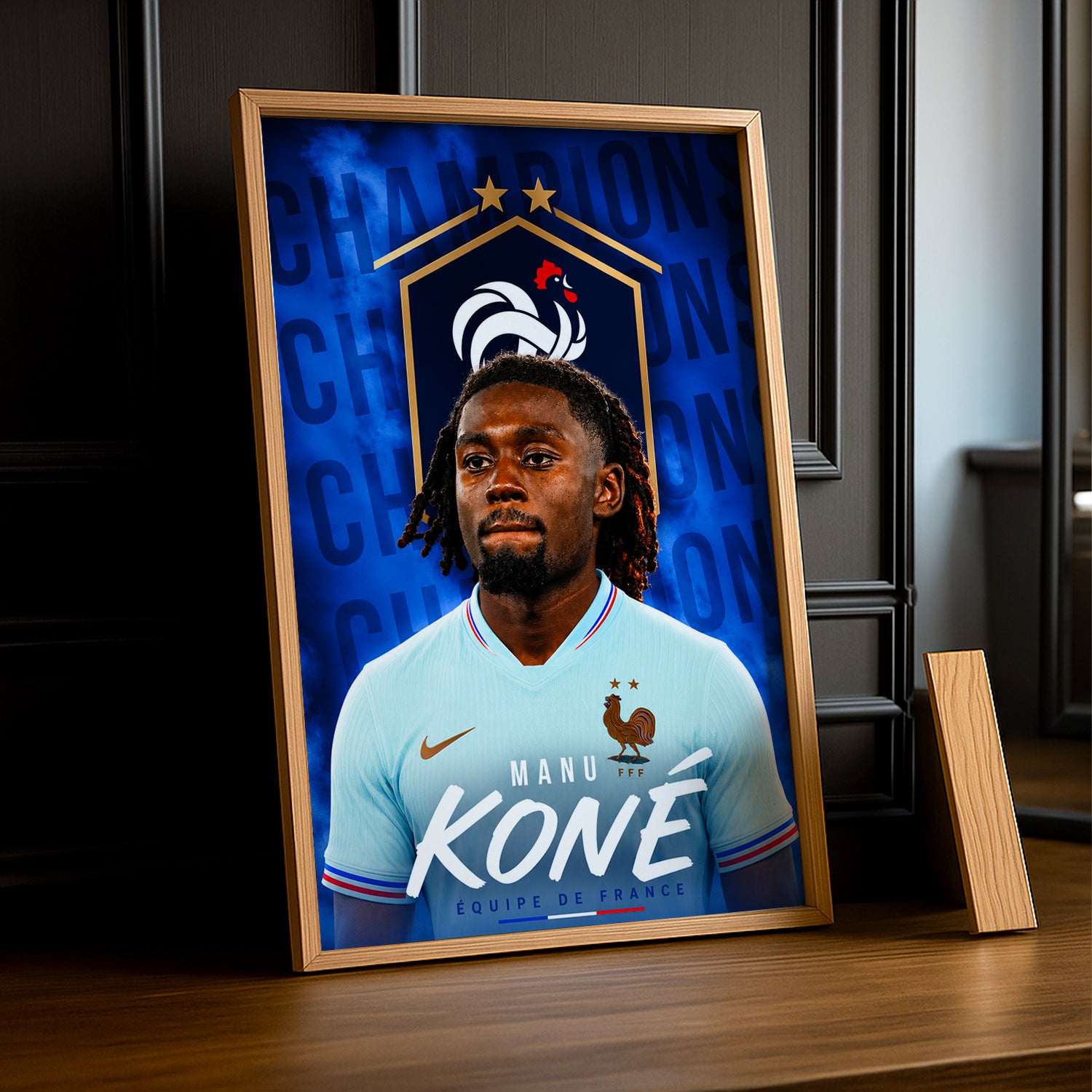 Cadre Photo Manu Koné – Équipe de France TonCadre