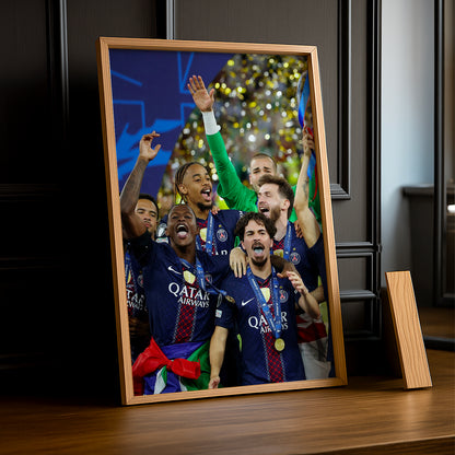 Cadre Photo PSG – Joie Collective Champions League 2026 | Célébration Équipe TonCadre