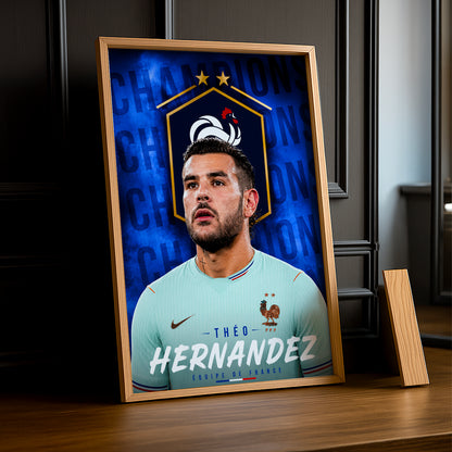 Cadre Photo Théo Hernandez – Équipe de France TonCadre