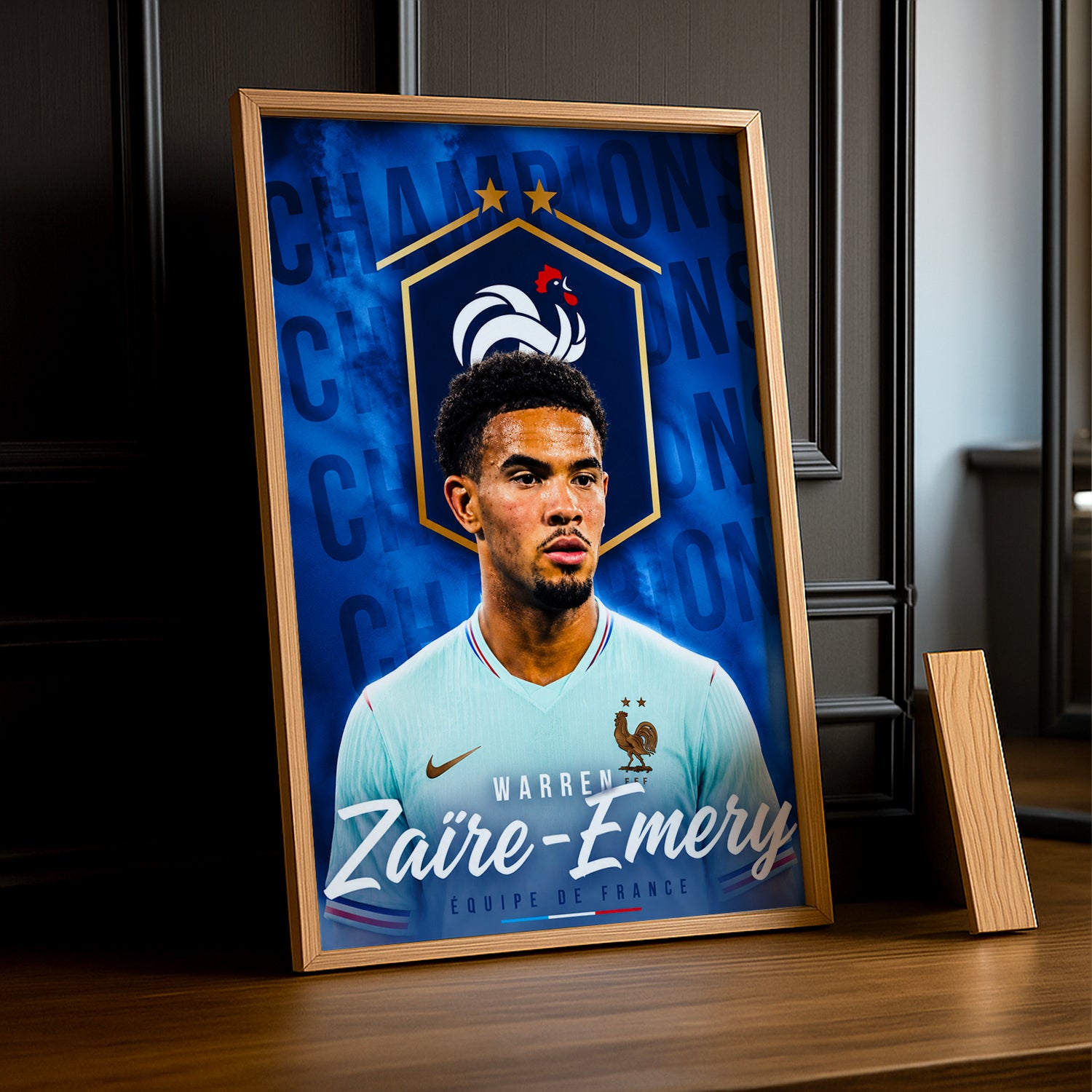 Cadre Photo Warren Zaïre-Emery – Équipe de France TonCadre