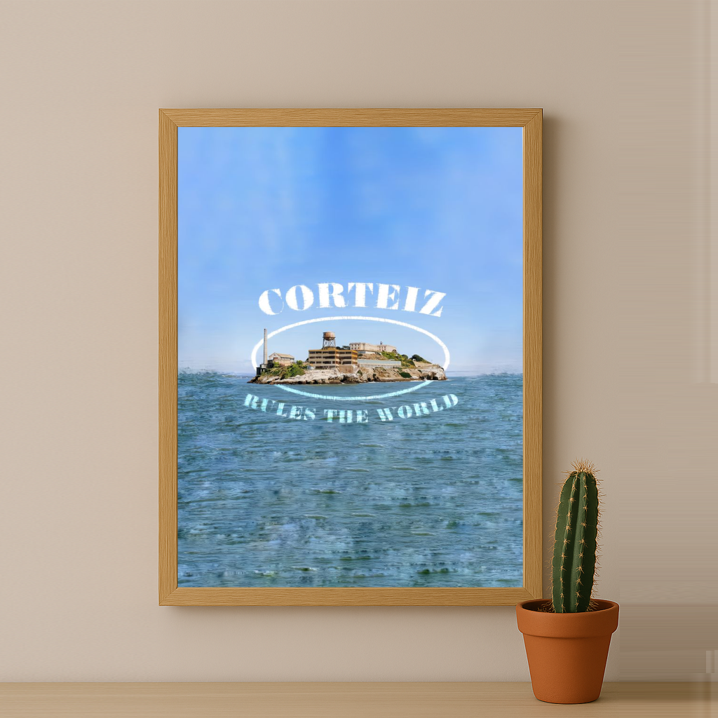 Poster encadrée Corteiz - Blue Water
